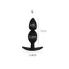 Tapón Anal de Silicona Portátil para Exteriores Ancla Perla Trasera de Silicona Tirador Tapón Anal Estimulación del Punto G Dilatador de Silicona Otro
