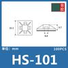 Soporte de Sujetacables Adhesivo con Descuento Hs-100/101S/101/102 Respaldo Adhesivo Negro y Blanco, Especificaciones Completas para Cables