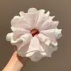 Goma para el pelo con lazo dulce para niñas, elegante goma de encaje para coletas bajas y peinados de moño