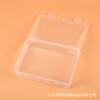 Caja de Almacenamiento de Plástico Transparente Grande Elevada con Tapa, Caja Rectangular para Piezas, Caja Organizadora de Escritorio para Accesorios de Juguetes