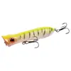 10 cores Nova isca Popa 8cm 10,7g e-commerce equipamento de pesca Anzol 6# Isca plástica