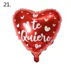 Nuevo Globo de Aluminio de 18 pulgadas para el Día de San Valentín Español Boda Declaración de Amor Diseño de Escena Globo de Helio al por Mayor