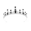 Diadema de Cumpleaños con Corona de Rey para Amazon Transfronterizo Diadema de Reina Barroca con Pedrería Corona de Novia Europea y Americana Corona para el Cabello