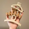 Pinza Grande para Mujer 2025 Nuevo Estilo de Alta Gama Parte Posterior de la Cabeza Pinza de Tiburón para el Cabello Accesorio para el Cabello Pinza