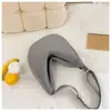 2026 Bolso de Dumpling Coreano de Nicho Nuevo Bolso de Axila de Moda para Mujer Estilo Perezoso Casual Bolso Tote de Hombro Único Cruzado