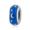 Cuentas Espaciadoras de Enchufe Serie Estrella Creativa Pegamento Cuentas de Plata Esterlina S925 Accesorios para Pulsera de Mujer DIY Cuentas Sueltas Plateadas
