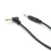 Cable de audio digital para auriculares, conector macho de audio de 3,5 a conector macho de audio de 3,5 a conector macho niquelado.