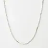 Collar Nicho Europeo y Americano Transfronterizo que no se decolora para Mujer Lujo Accesible Collar de Plata Cadena de Clavícula de Gama Alta Accesorios de Estilo Cool
