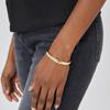 B0043 Pulsera Abierta Brillante Dorada Pulsera de Metal Pesado para Mujer Moda Estilo Ins Joyería Transfronteriza Europea y Americana