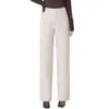 Pantalones de Pierna Ancha de Cintura Alta Adelgazantes de Moda para Mujer Otoño/Invierno 2026 Nuevos Pantalones Casuales Rectos Sueltos y Fluidos