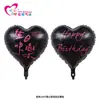Nuevo Globo de Corazón de 18 Pulgadas con Estampado de Corazón de Cumpleaños en Inglés Decoración para Fiesta de Cumpleaños Feliz Arreglo de Fiesta