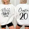 Sudadera Casual de Nuevo Estilo para Mujer 20º Cumpleaños Harajuku Ligera Ropa de Calle Camiseta de Verano Chica Cumpleañera 2006 Est