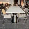 Fábrica de Origen de Shanghái Personaliza Mesas, Sillas de Comedor de Madera Maciza y Ratán, Mesas de Comedor de Mármol y Juegos de Mesa de Comedor Según Dibujos y Muestras
