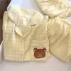 Pijama Lindo de Cachorro Dachshund de Dibujos Animados para Mujer Verano Nuevo Mangas Cortas Shorts Estilo Coreano Casual Holgado Conjunto de Ropa para el Hogar