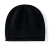 Gorro holgado de cachemir con borde enrollado, nuevo estilo para mujer, adelgazante, para el frío, cálido, para el posparto, turbante versátil, gorro de punto