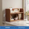 Estantería Estante de Almacenamiento de Escritorio Organizador de Escritorio para Estudio en Casa Estación de Trabajo de Oficina Estante Pequeño Mesa Estante Pequeño de Esquina Multicapa