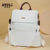 Mochila Casual Antifurto Nova 2025 Grande Capacidade Versátil Moda Tendência Bolsa Feminina para Viagem e Férias