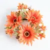 Guirlanda de Flores Margaridas Gerberas 3 Cabeças Estilo Pastoral Ins Decoração de Casa Hotel Decoração Suave Decoração de Mesa