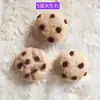 Liquidação em estoque Feltro de Lã Decorações de Donut para Chá da Tarde Biscoitos Sobremesa de Chocolate Processável