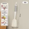 Cepillo limpiador de tazas cuatro en uno, cepillo de esponja de mango largo, cepillo para grietas de pajitas, herramienta de cocina para lavar tazas del hogar que no te ensucia las manos