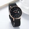 Explosiones en Vivo Micro Negocio Reloj de Pareja Calendario Único Reloj de Cuarzo Malla con Reloj de Pareja de Moda Simple para Hombres y Mujeres Estudiantes
