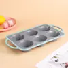 Paquete de Seis de los Más Vendidos de Amazon Molde para Hornear Pasteles de Hierro Resistente al Calor para Horno de Microondas Doméstico Molde de Silicona de Grado Alimenticio