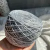 Hilo de burbujas mágico de doble luz hilo hueco hilo hecho a mano oso de peluche muñeca hilo de seda brillante