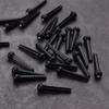 Clavijas de Cuerda para Guitarra Folk, Conos para Fijación de Cuerdas, Postes para Cuerdas, Conos para Cordal, Accesorios para Instrumentos Musicales Blancos y Negros para Guitarras Acústicas para Principiantes