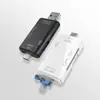 Leitor de cartão TF U disk SD OTG tudo-em-um Android Tipo-C para USB Leitor de cartão universal para celular e computador