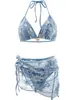 Nuevo Traje de Baño de Tres Piezas 2026 para Mujer, Cubre Vientre y Adelgazante, Ropa de Baño para Vacaciones en la Playa y Aguas Termales [Envío Directo Disponible]