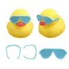 Acessórios Pato Amarelo Fones de Ouvido Chapéu Óculos Faixa de Cabeça Adereços de Cabeça de Pato Bairro Pato Colorido Brinquedo Transfronteiriço