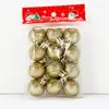Bolas de Natal 3cm12 Decoração de Árvore de Natal Bolas Penduradas Bolas Coloridas para Shopping Hotel Inauguração Bolas de Decoração de Natal