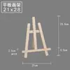 Mini caballete de escritorio trípode de madera soporte de exhibición plegable pequeño marco para pintura al óleo arte infantil tablero de dibujo pequeño