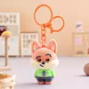 Llavero Colgante de Gatito Negro Flocado Lindo, Figura de Gato de Moda, Llavero para Mochila, Regalo de Máquina de Peluches