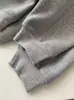 Atuendo súper bonito para otoño e invierno, sudadera gruesa para mujer, nuevo estilo 20 años, estilo coreano, bordado de toalla, letras, bloques de color, top tipo jersey