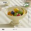 Prato de Frutas, Mesa de Centro para Sala de Estar em Casa, Mesa de Jantar, Prato para Doces e Lanches, Estilo de Luxo Acessível, Alta Aparência, Drenável, Prato de Frutas de Grande Capacidade
