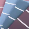 Tejido de Felpa de Algodón 40S Elástico Liso Rayado, Teñido en Hilo 95% Algodón Elástico Material para Ropa de Descanso, Manga Corta Alta Elasticidad
