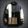 Directo de fábrica transfronterizo popular suéter suelto de cuello alto medio para hombre suéter talla grande suéter para hombre