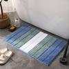 Alfombrilla de baño con degradado, alfombrilla absorbente antideslizante para el baño, felpudo para la puerta del dormitorio, alfombra para la puerta del lavadero, una generación de cabello