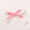 Atmosfera perfumada cor dupla camada babados arco acessórios diy material artesanal gancho de cabelo cocar acessórios femininos