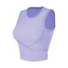 Processamento Colete Esportivo Customizado com Costelas de Mola para Corrida Esportiva Feminino com Bojo no Peito Roupas de Yoga Corrida Sem Mangas Fitness