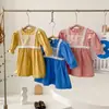 Vestido de encaje para niña estilo coreano, vestido estilo baby doll elegante y lindo, vestido de princesa para niños de 1 a 6 años