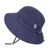 Chapéu de sol de pescador infantil europeu e americano estampa de animal multicolor opcional para meninos e meninas chapéu de sol respirável chapéu de praia protetor solar