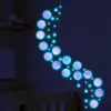 Xino Yg-H723 Pegatinas de Pared de Planeta Estrella Degradado Set de Cielo Estrellado para Habitación Infantil Dormitorio Decoración de Pared y Techo