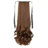 Fábrica por atacado peruca rabo de cavalo mulheres longo cabelo cacheado alça pera flor onda grande realista médio longo curto rabo de cavalo trança