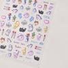 Tomoni Pegatinas Finas Resistentes para Uñas Explosiones Lindas Pegatinas para Uñas Fábrica al por Mayor Pegatinas Japonesas Fiesta de Gatos 4023