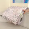 Colcha de Gasa Arrugada Lavable a Máquina para Verano, Colcha para Aire Acondicionado, Colcha Doble Lavable para Uso Doméstico de Verano, Colcha Delgada para Dormitorio Universitario