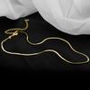 Collar de Cadena Sola con Colgante de Hoja Cadena para Clavícula de Mujer Temperamento Simple Estilo Frío Celebridad de Internet Diseño de Nicho Sentido de Cadena de Alta Calidad Tendencia