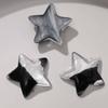 Gradiente areia movediça glitter duas cores estrela de cinco pontas resina remendo acessórios diy headwear grampo de cabelo capa de telefone móvel material atacado
