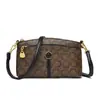 Bolsa de ombro estampada da moda para mães de meia-idade, nova bolsa de mão e bolsa transversal de grande capacidade para mães de meia-idade, comércio exterior transfronteiriço